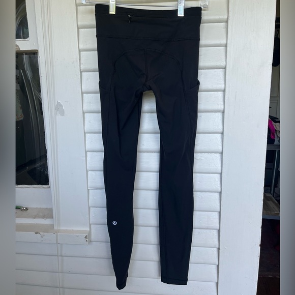 Lululemon Special Edition Black Reflective Grid Leggings Size 2 - Picture 5 of 10